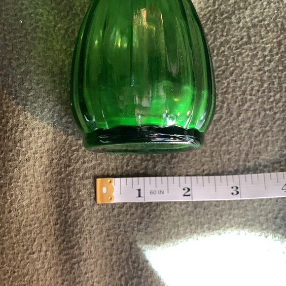 Set of 4 green glass Christmas vases. Various sizes. See pictures - Picture 6 of 10
